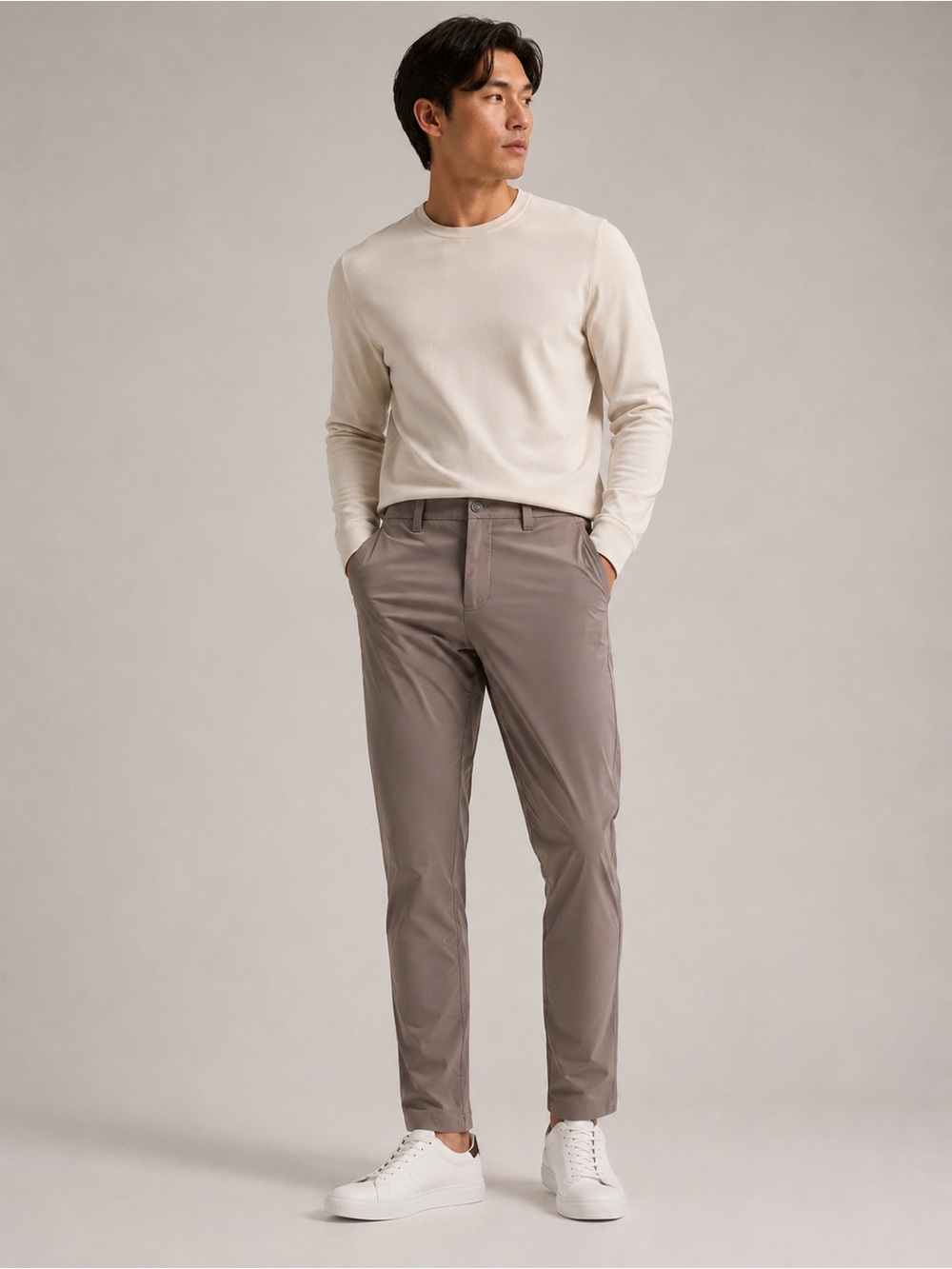 Lululemon ABC Pant Mens 29 Tan Warpstreme Slim Fit 5 Pocket Commuter Trousers